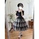 Miss Point Point Garden Embroidered 3-Tier Skirt(Reservation/3 Colours/Full Payment Without Shipping)